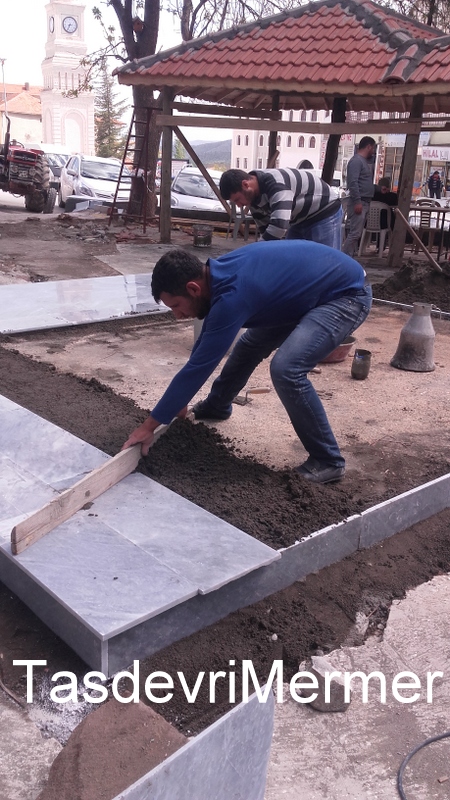 Mermer Çeşme Şadırvan 8 Gen Afyon Mermer